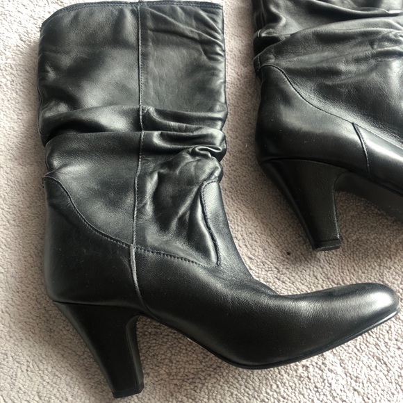 Vintage leather boots bought in Paris - Picture 5 of 16
